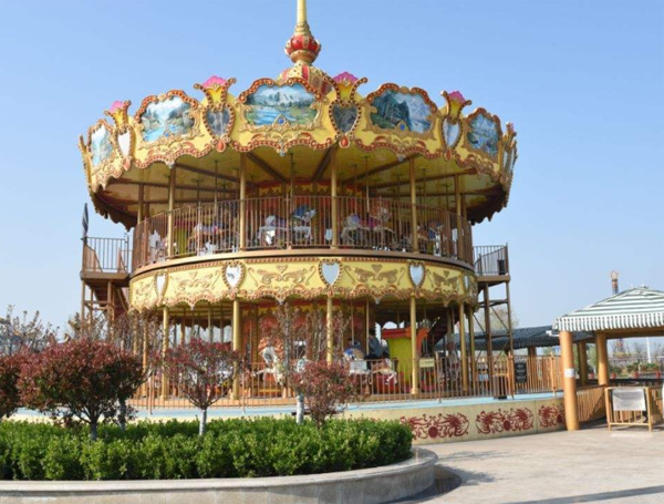 大型雙層旋轉木馬